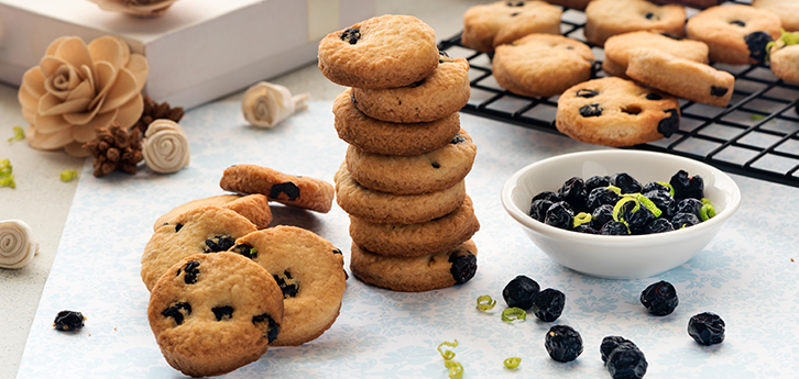 Del Monte Blueberry Lemon Shortbread Recipe